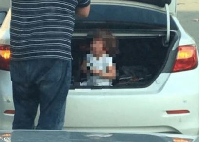 القبض على رجل كويتي احتجز ابنته بصندوق سيارته
