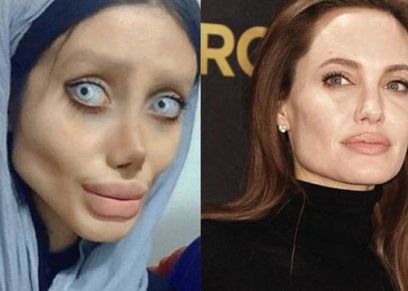 أنجلينا جولي الحقيقية والإيرانية