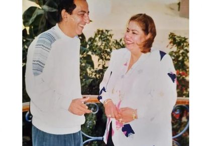 أحمد راتب وزوجته