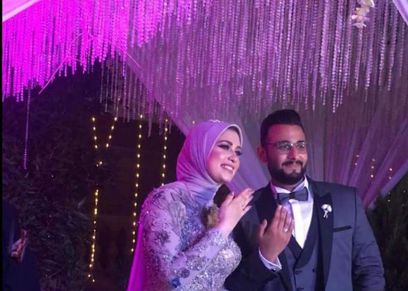 العروسين منة ومحمد
