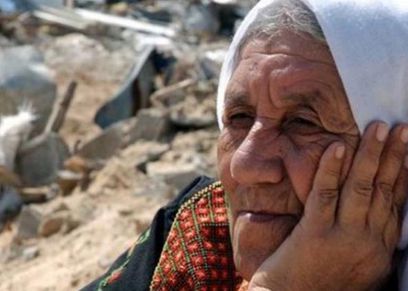 سيدات من كبار السن في غزة