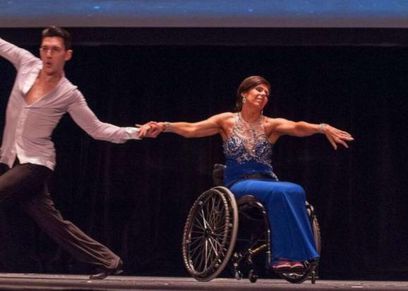 انجيليلي نجمة الرقص بالرغم من إعاقتها