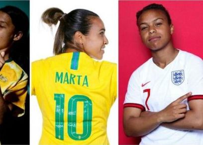 نجمات كأس العالم لكرة قدم النسائية