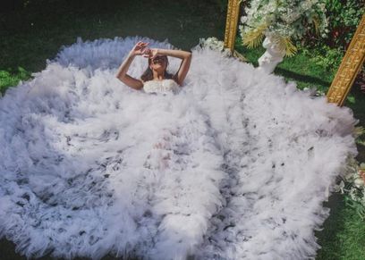 فستان زفاف من محمود غالي