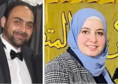 الزوجان الفلسطينيان الراحلان الدكتور سرحان زيادة وغادة الجوابرة