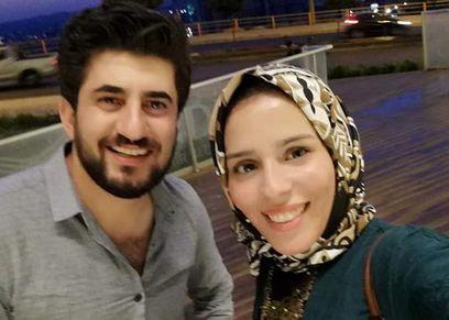 الطبيبة المصرية دعاء وزوجها التركي جمال
