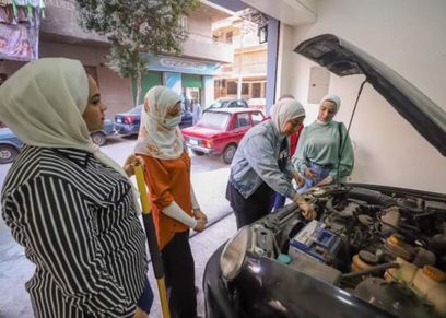 ريهام البارودي تعلم الفتيات كيفية صيانة السيارات
