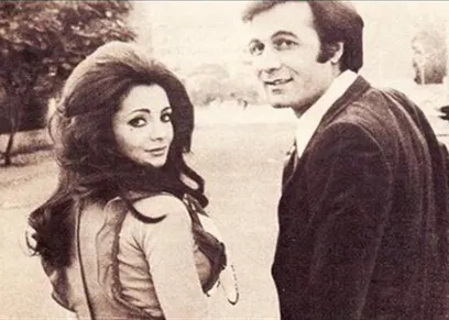 محمود ياسين وزوجته