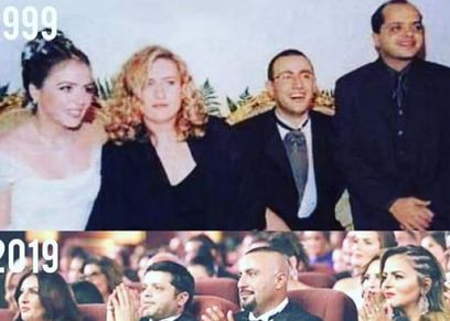 حمد السقا يستعيد ذكرى زفافه مع هنيدي