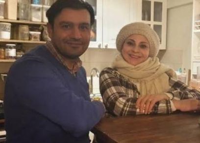 المصرية مروة عبدالجواد وزوجها التركي حسن كرشية