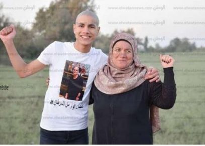 محمد قمصان ووالدته