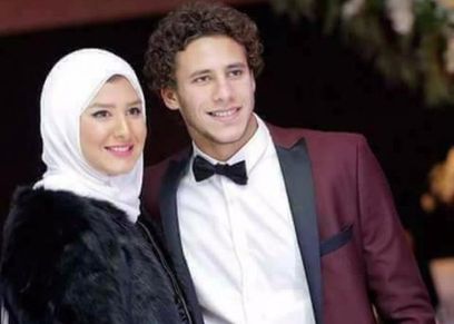 رمضان صبحي وزوجته حبيبة إكرامي