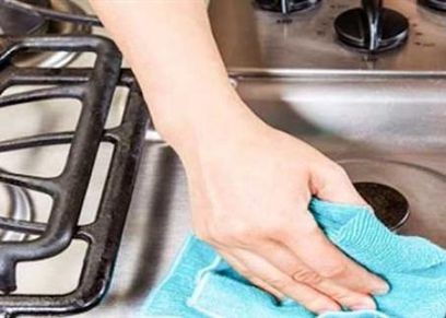 طريقة سهلة وبسيطة لتنظيف البوتاجاز بدون غسيل