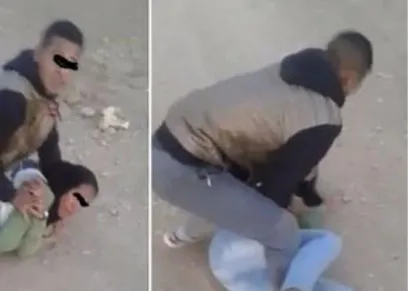 فيديو صادم لشاب يحاول اغتصاب فتاة في الطريق العام نهارا في المغرب