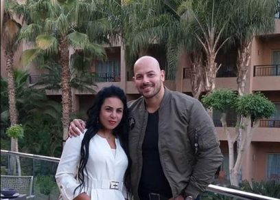 أحمد التهامي وزوجته