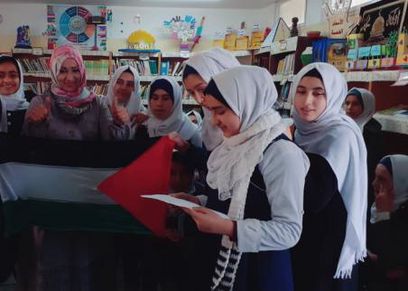 المعلمة الفلسطينة أسماء مصطفي