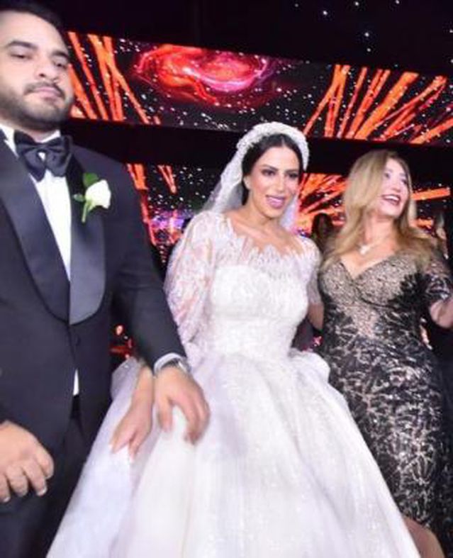 لقطات من حفل زفاف ابنة ماجد المصري.. مدربة ملاكمة