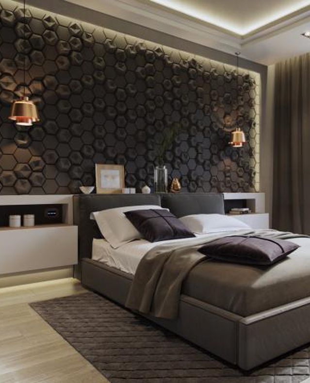 ديكورات مميزة لحوائط غرف النوم