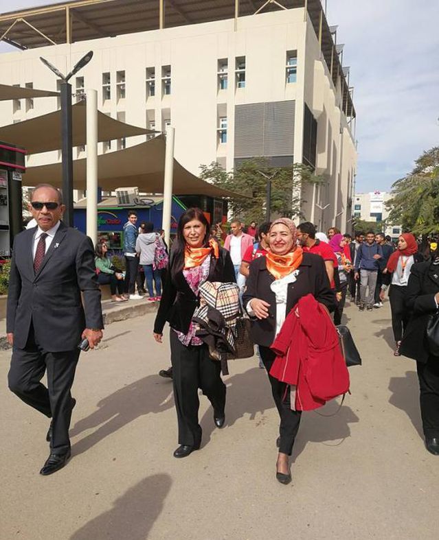 القومي للمرأة يطلق يوم رياضي بجامعة مصر
