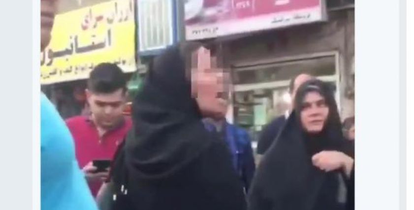 الشابة الإيرانية بالحجاب