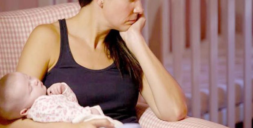 اكتئاب ما بعد الولادة ـ صورة تعبيرية