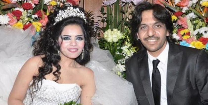 الفنان بهاء سلطان وزوجته