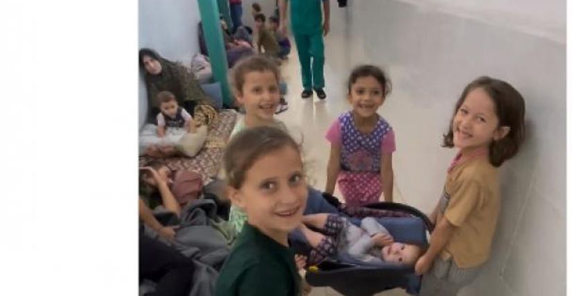 أطفال غزة بمستشفى الشفاء
