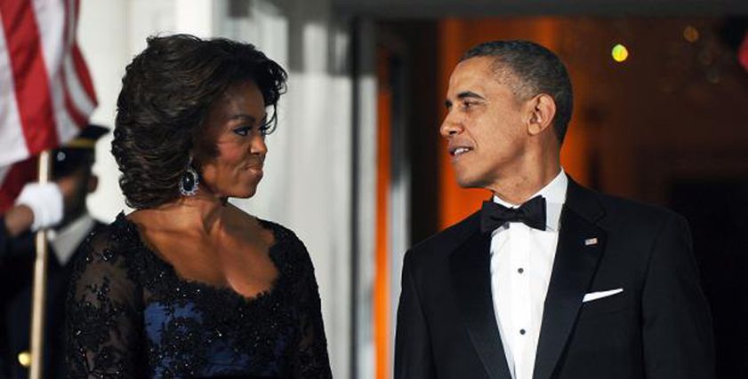اوباما وزوجته