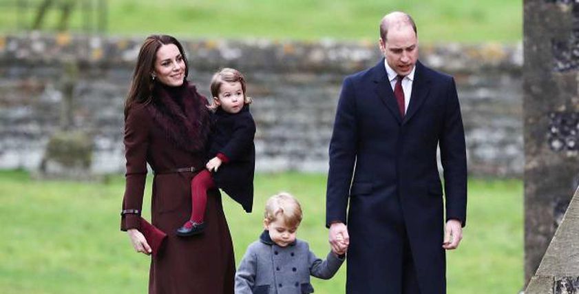 الأمير ويليام والدوقة كيت وأبناءهما