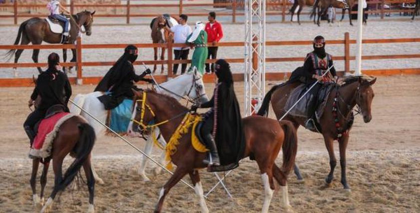 فارسات سعوديات في مهرجان