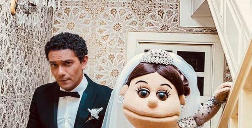 بالصور| زفاف آسر ياسين وأبلة فاهيتا بعدسة خالد فضة