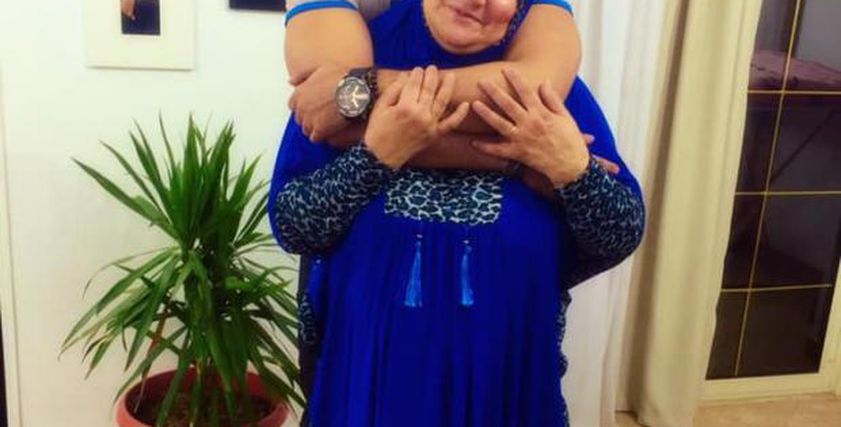 أحمد قنديل ووالدته