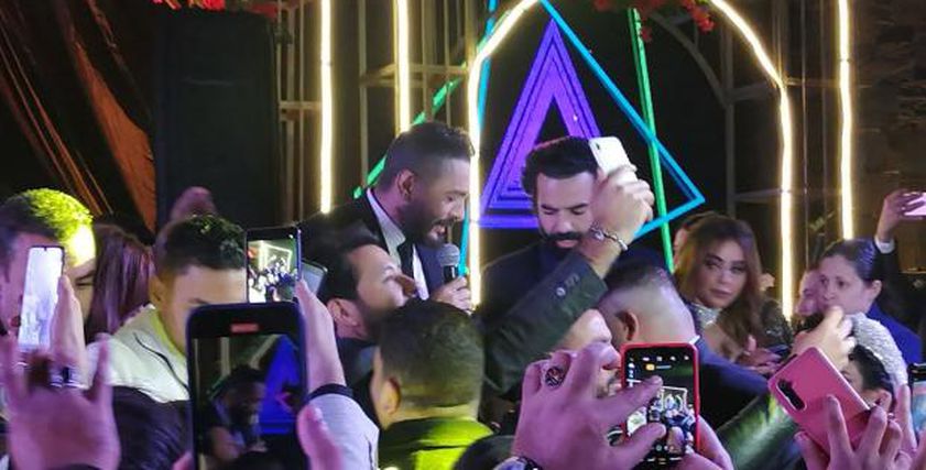 تامر حسني يحيى حفل زفاف رنا سماحة