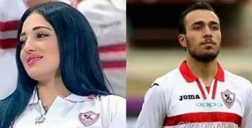 دينا الحلو زوجة لاعب نادي الزمالك محمد عنتر