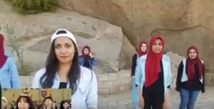 لقطة من فيديو طالبات ألسن أسوان
