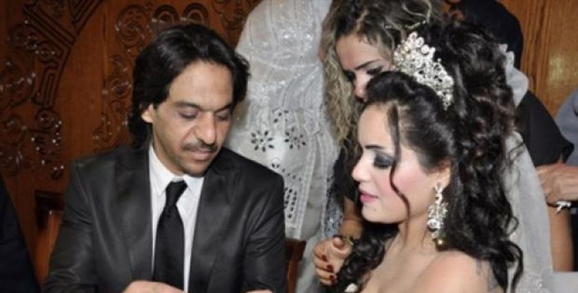 الفنان بهاء سلطان وزوجته