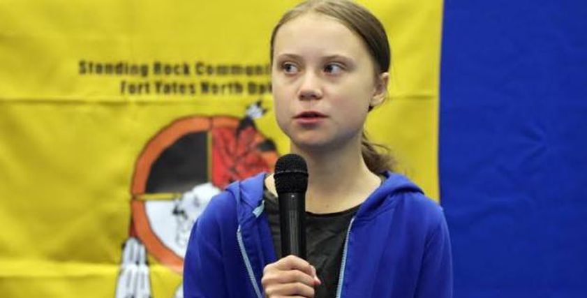 الناشطة السويدية الشابة جريتا تونبرج