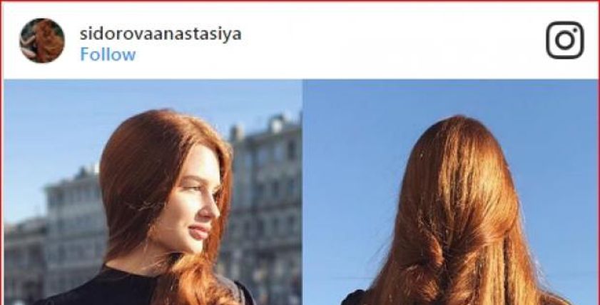 عارضة الأزياء الروسية  أناستاسيا سيدوروفا