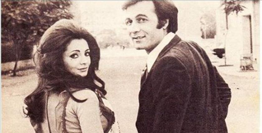 محمود ياسين وزوجته