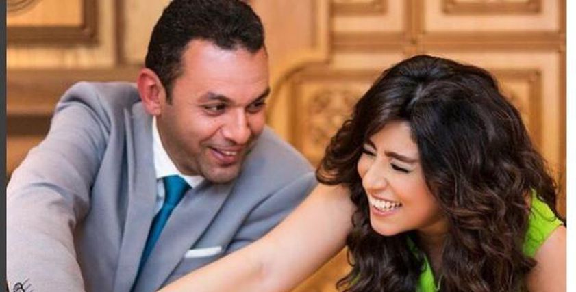 ايتن عامر تهنىء زوجها بمناسبة عيد زواجهم: