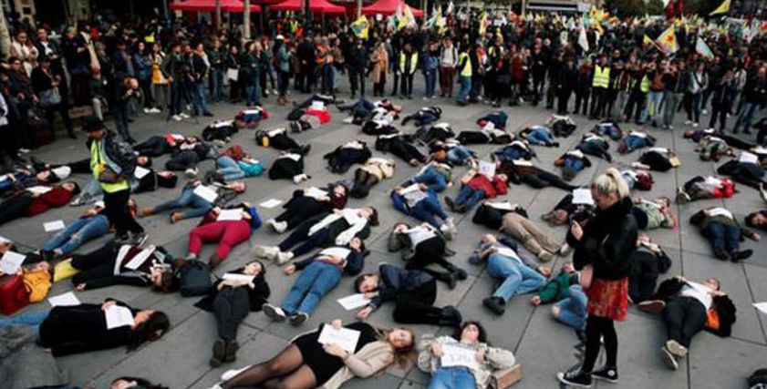 احتجاجات ضد العنف المنزلي في فرنسا