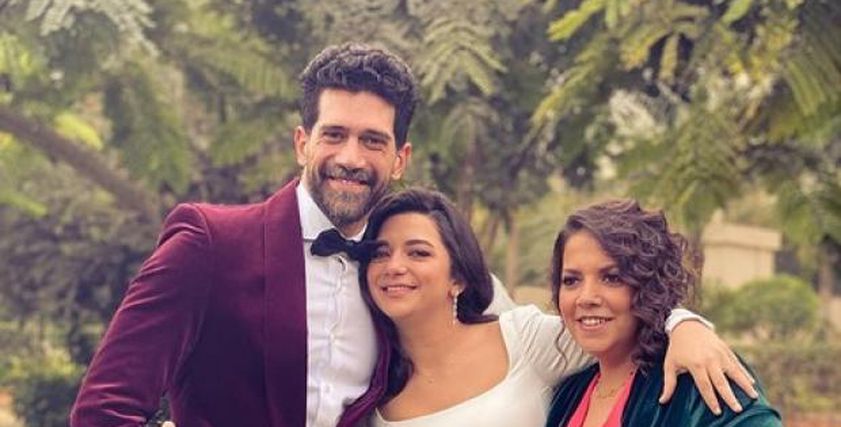 أحمد مجدي يحتفل بزفاف شقيقته