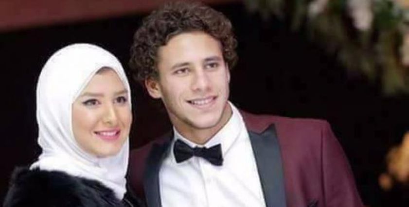 رمضان صبحي وزوجته حبيبة إكرامي