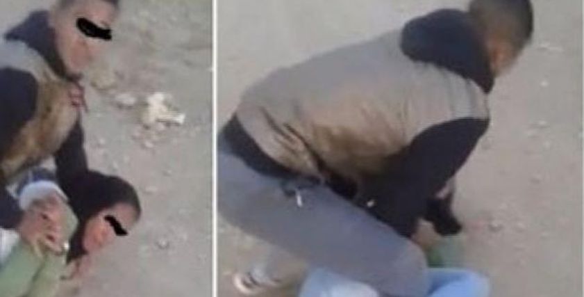 فيديو صادم لشاب يحاول اغتصاب فتاة في الطريق العام نهارا في المغرب