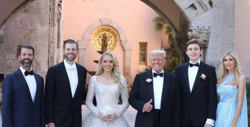تيفاني ترامب في حفل زفافها