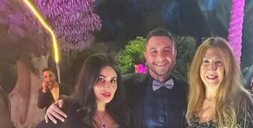 أحمد الفيشاوي وزوجته ندى الكامل