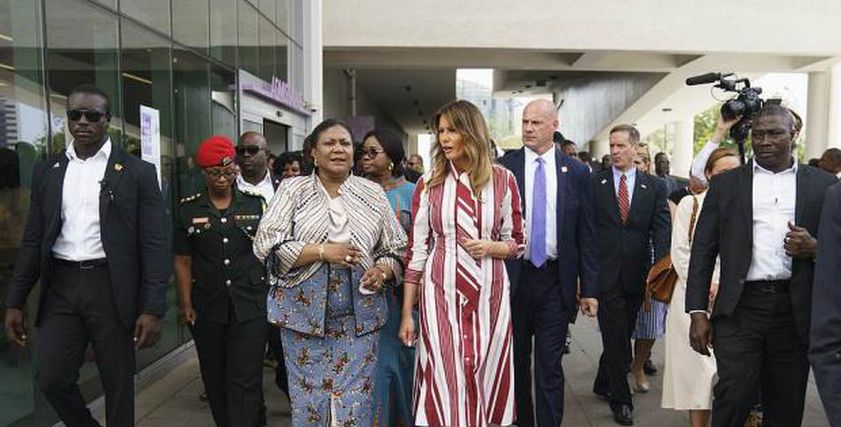 ميلانيا ترامب في زيارة غانا