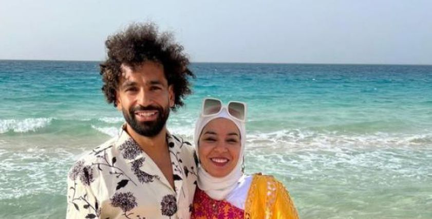 محمد صلاح وشقيقته