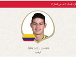 «رودريجيز» رجل مباراة كولومبيا وبولندا