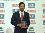 «ميسي» يتسلم جائزة أفضل لاعب في الليجا عن الموسم الماضي